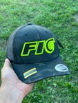 Multi Camo Fio Trucker Hat (Black / Yellow)