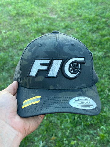 Multi Camo Fio Hat (Black / White)