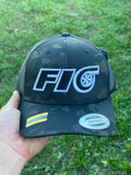 Multi Camo Fio Trucker Hat (Black / White)