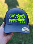 Fio’ Dumpster Service Hat (Dark Gray & Yellow)