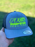 Fio’s Dumpster Services Hat (Light Gray & Yellow)