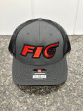 Gray Fio Hat (Red)